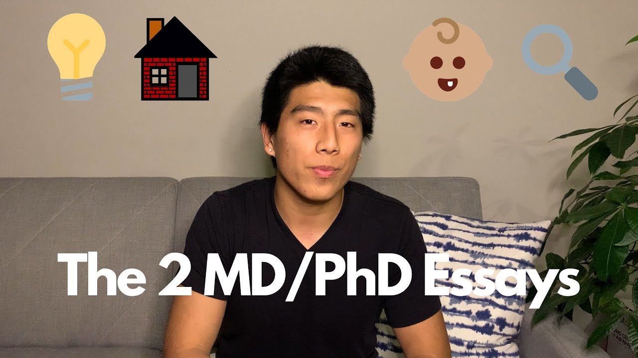 how to write md phd