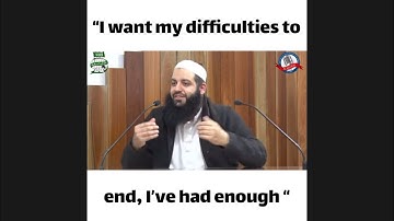 Will difficulties and calamities end? | Abu Bakr Zoud