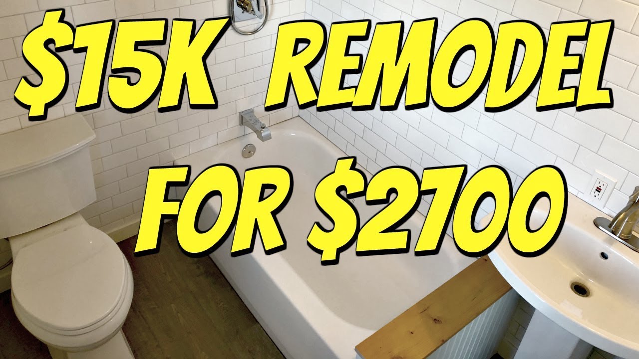 Remodeling a bathroom for $2750 | DIY | How To | Wranglerstar