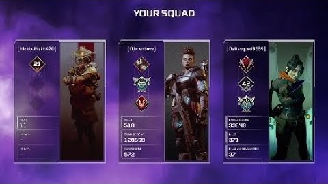 RANDOM SQUAD GETS EASY 20 KILL DUB - Apex Legends Gameplay