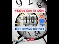 YKS&#39;ye son 10 gün #yks #ykstavsiye #matematik #keşfetedüş #kümeler
