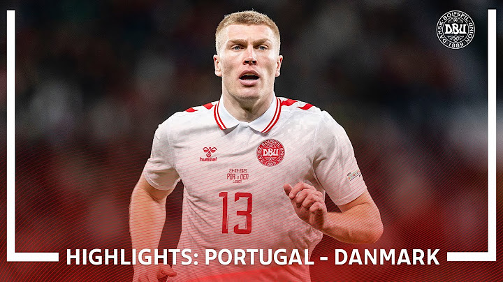 Portugal - Danmark 5-2 𝕀 Nederlag i Portugal sender Danmark ud af Nations League