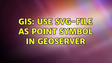 GIS: Use SVG-file as point symbol in Geoserver