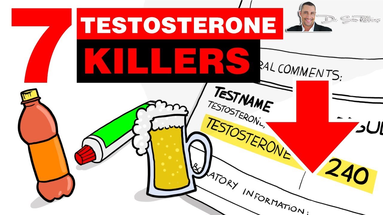 💪 Top 7 Testosterone Killers In Your Home YouTube