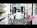 CLOSET TOUR + PACKING FOR NYC!