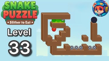 Snake Puzzle: Slither to Eat – Level 33 Walkthrough Solution 