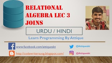 DDBMS | DBMS | Relational Algebra Part 5 | Binary Relational Operations | joins and types