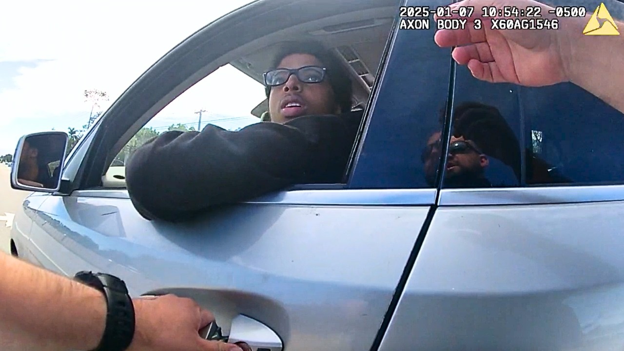 Teen Tries To Flee From Police But Forgets His Car Is In Park...