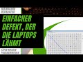 Laptop geht an und sofort wieder aus - Einfacher Defekt der die Laptops lähmt