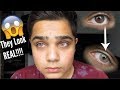 MOST Realistic Coloured Contacts for Dark Eyes | SOLOTICA Lenses: Hidrocor Ocre