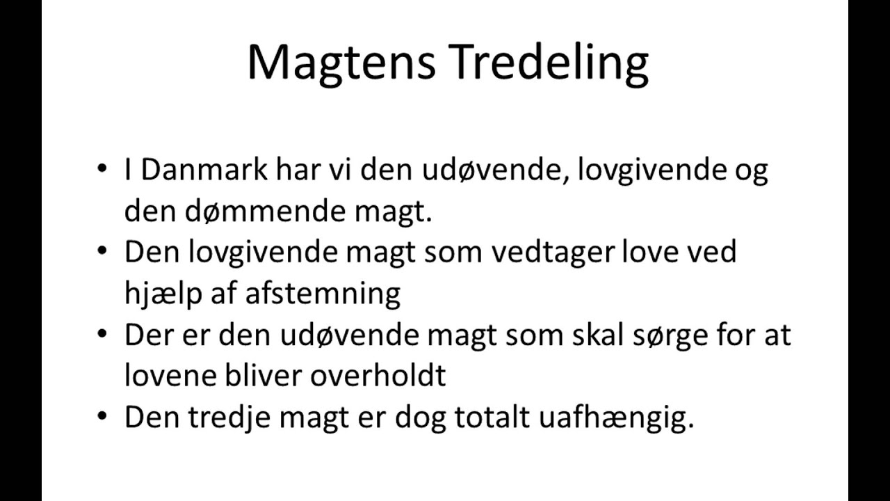 Hvad Er Den Udøvende Magt