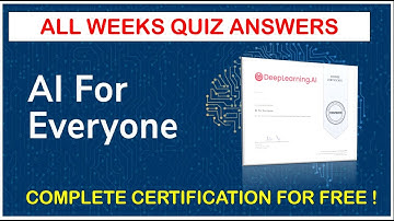AI For Everyone - Coursera | IBM Data Science  | All Weeks Quiz Answers | Complete Certification
