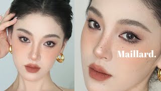 Maillard Makeup 🍗 Soft Smokey Bronzy Look for Fall by 高与菲