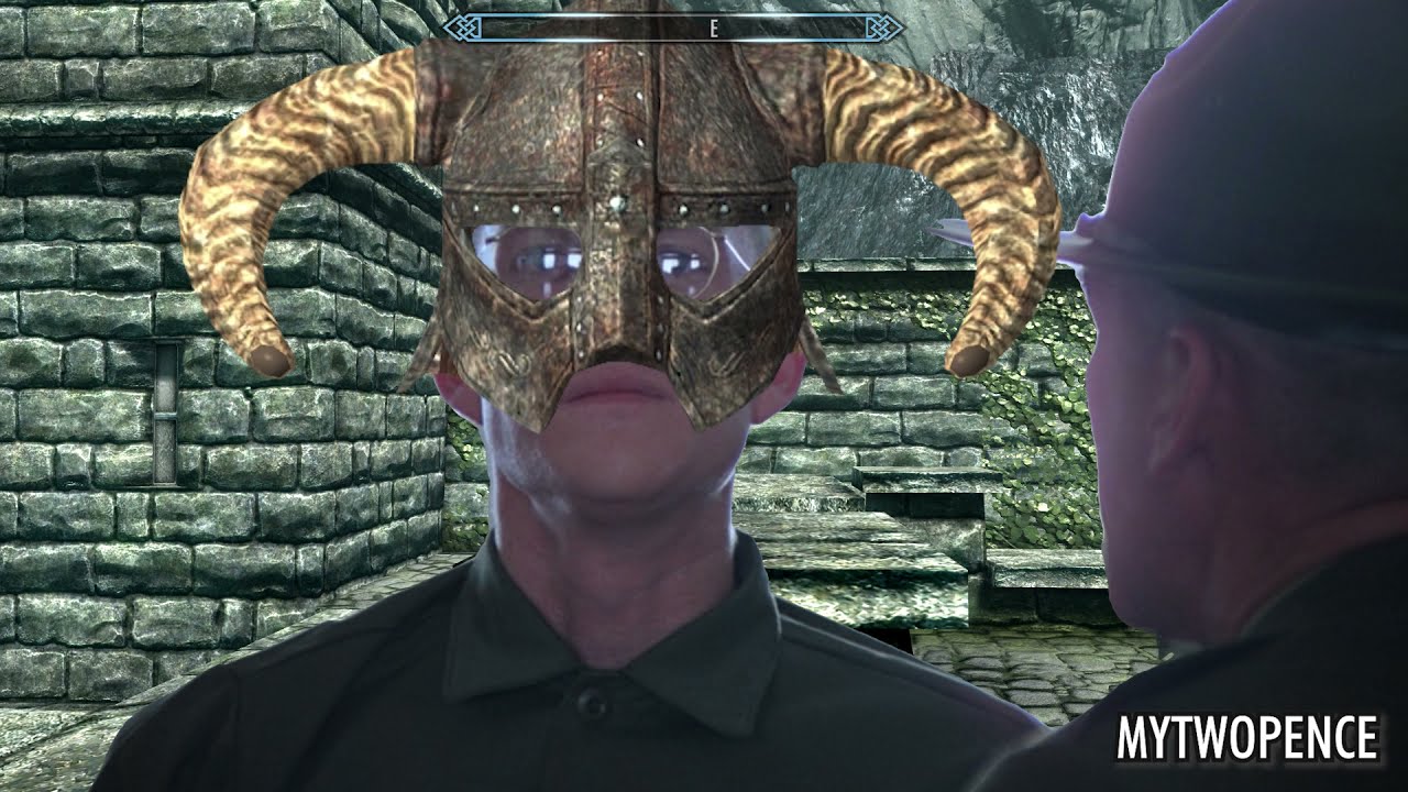 When you join the Imperial legion and use the voice YouTube