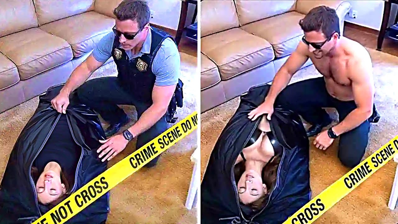 Disgusting CSI Officer Caught On Camera