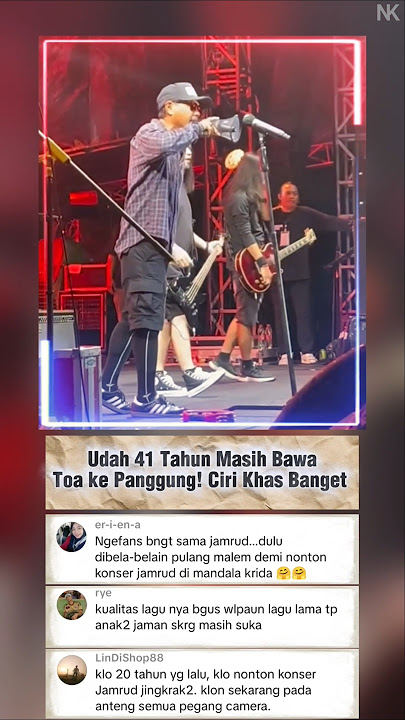 Ciri Khas yang Gak Pernah Hilang, Jamrud Masih Bawa Toa ke Panggung! 🔊🔥 #shorts