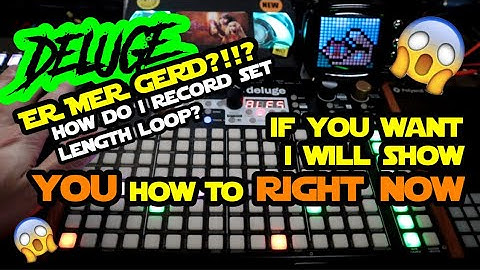 Arranger Mode Fixed Loop Length pt. 1 // Synthstrom Deluge Tutorial