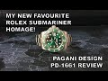 My New Favourite Rolex Submariner Homage! - Pagani Design PD-1661 Review