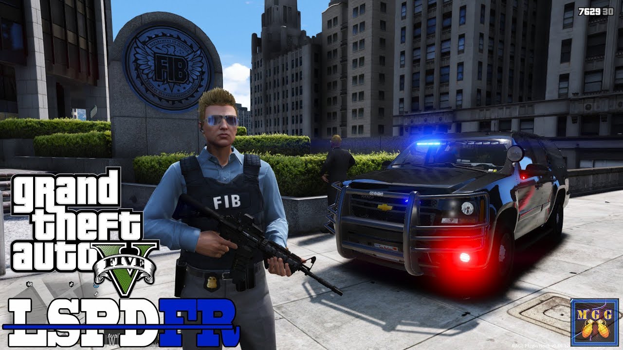 Fbi Special Agent Patrol In An Unmarked Chevy Tahoe Gta 5 Lspdfr