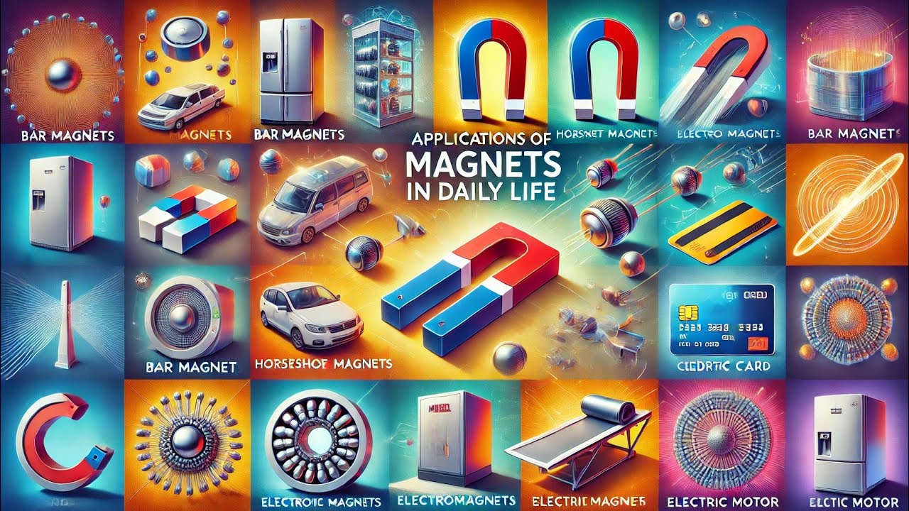 Applications of types of magnets in our daily life - YouTube
