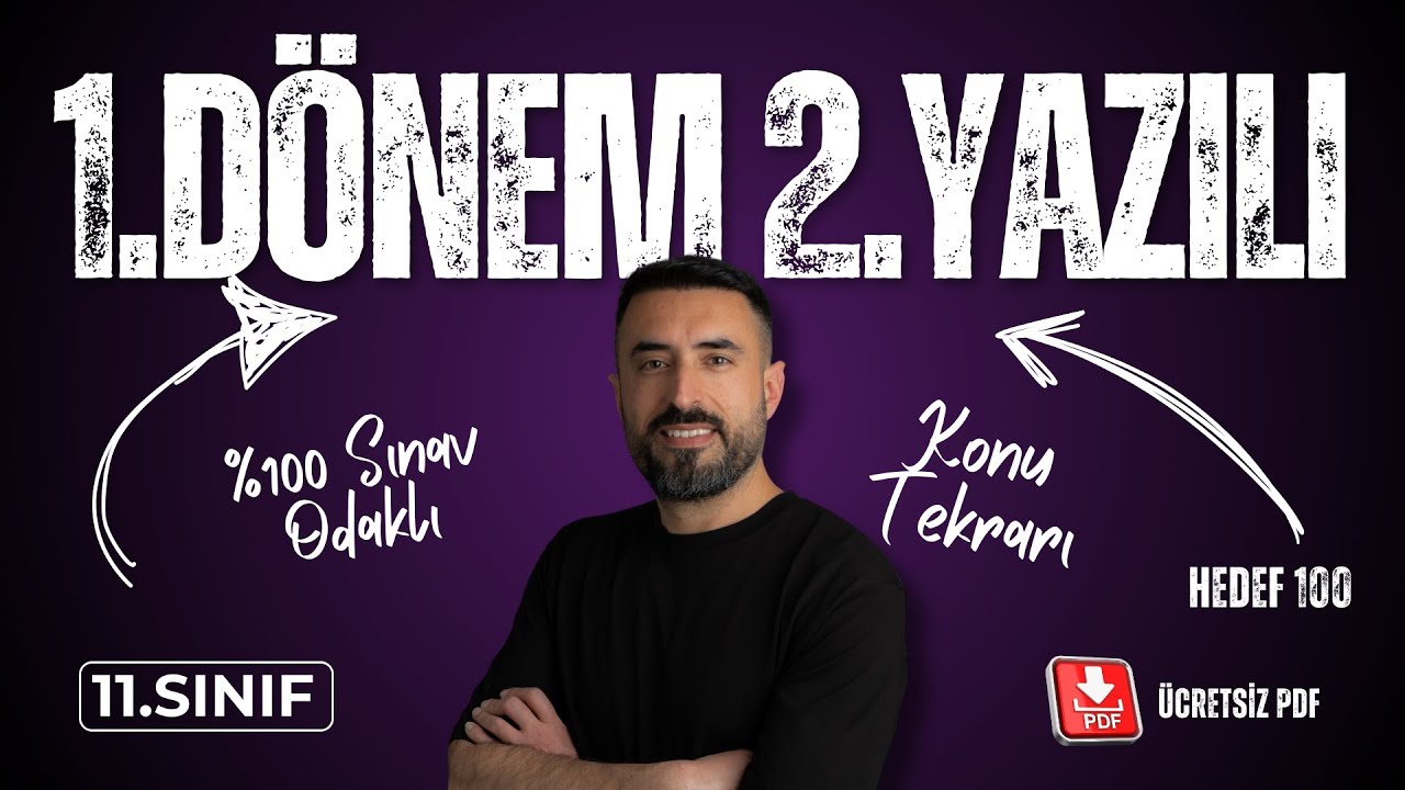 11.Sınıf Edebiyat 1.Dönem 2.Yazılı FULL TEKRAR | 11.Sınıf Sınava Hazırlık