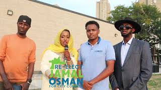 Fannaaniinta Dalmar yare & Hodan Abdirahman Dheere oo taageeray Council member Jamal Osman..