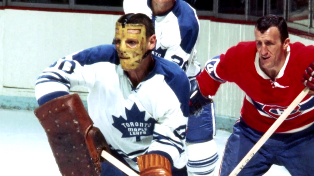 Terry Sawchuk - The face of a hockey goalie before masks became