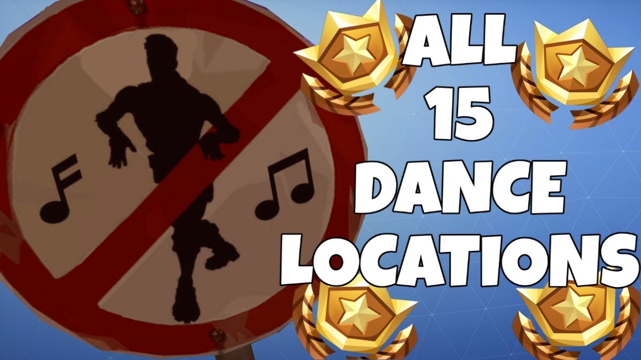 ALL 15 FORBIDDEN DANCE LOCATIONS - Fortnite BR Week 2 ...