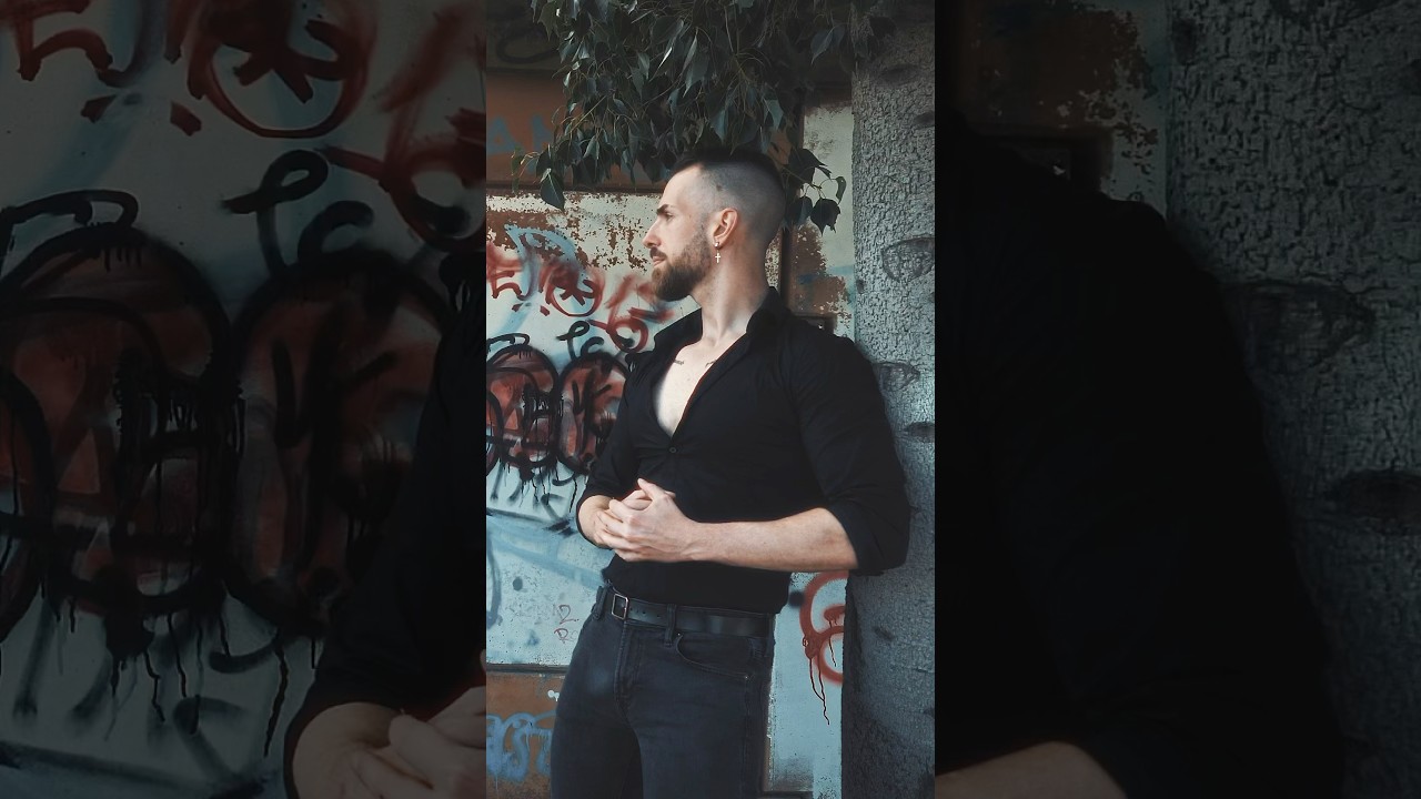 Urban cinematic broll portrait video 