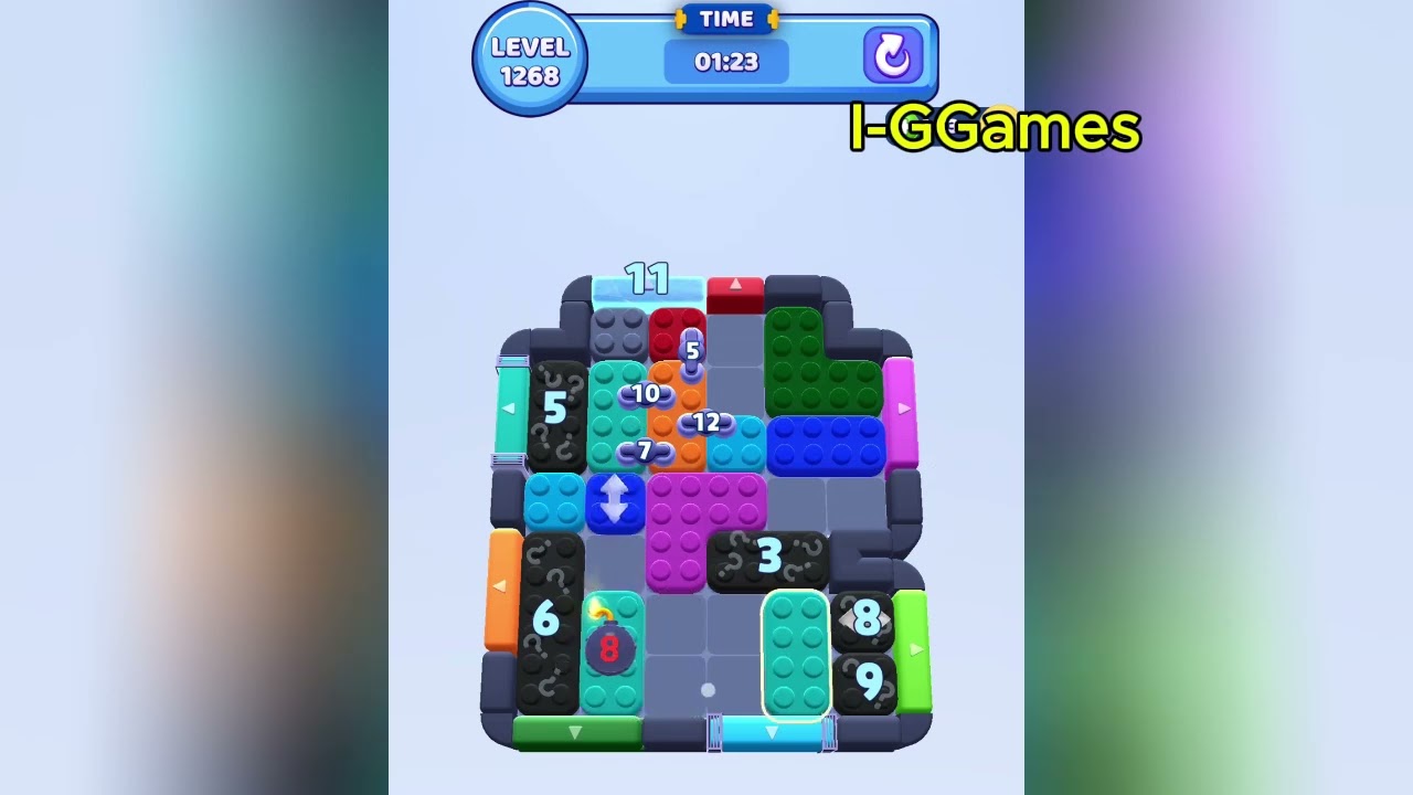 Color Block Jam Level 1268 - YouTube