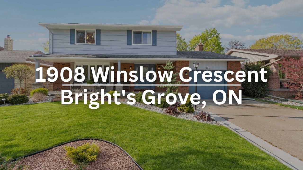 1908 Winslow Crescent, Bright's Grove ON Sarnia Real Estate YouTube