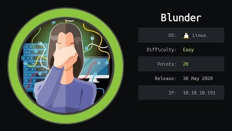 Blunder HackTheBox Walkthrough