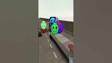 Geometry Dash and Lobotomy Dash Nextbots Chase Me on Road!!!