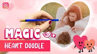 Create a Magic Heart Doodle Valentine's Day Video (InShot Tutorial) screenshot 4