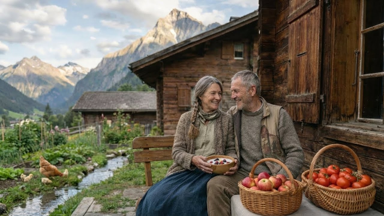 Harvesting Potatoes & Cooking 🥔🥣 Making Fruit Yogurt For Husband | Swiss Countryside Life