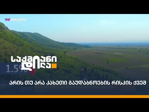 არის თუ არა კახეთი გაუდაბნოების რისკის ქვეშ