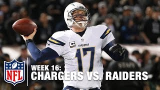 Philip Rivers Zips Pass To Dontrelle Inman for 7-yard TD! | Chargers vs. Raiders | NFL(Chargers Philip Rivers finds open Dontrelle Inman for 7-yard TD. Subscribe to the NFL YouTube channel to see immediate in-game highlights from your favorite ..., 2015-12-25T05:26:44.000Z)