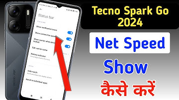 Tecno spark go 2024 me net speed show kaise kare/Tecno spark go 2024 net speed setting/data speed
