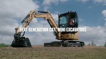 Compact enough to take anywhere. The Next Generation Cat® Mini Excavators.