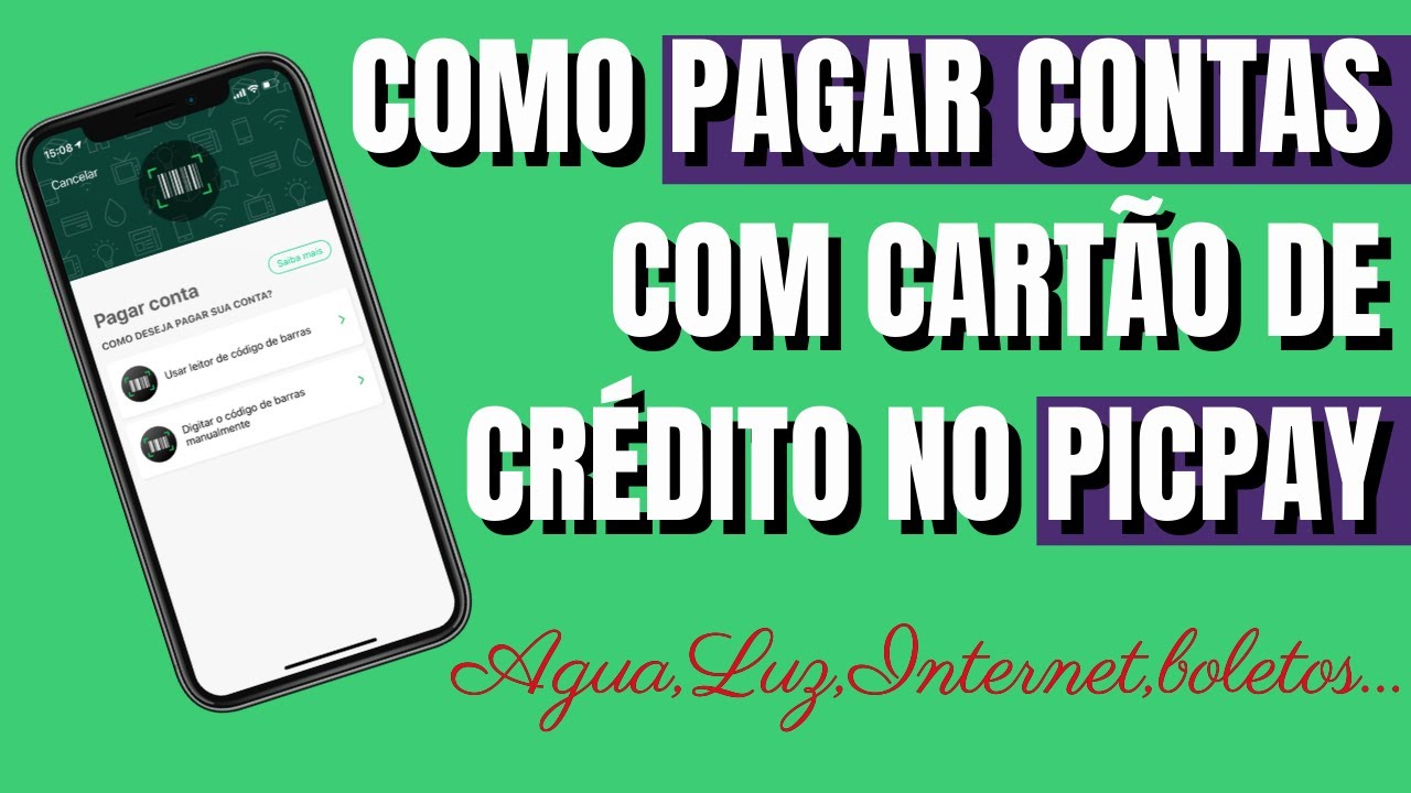 como pagar contas com cartao de credito no picpay youtube