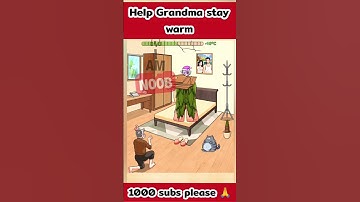 Help Grandma stay warm | level-86 | Nightmare Puzzle games #gaming #puzzle