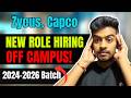 Zycus, Capco, Fampay Latest Hiring | OFF Campus Drive For 2026, 2025, 2024 Batch | Fresher