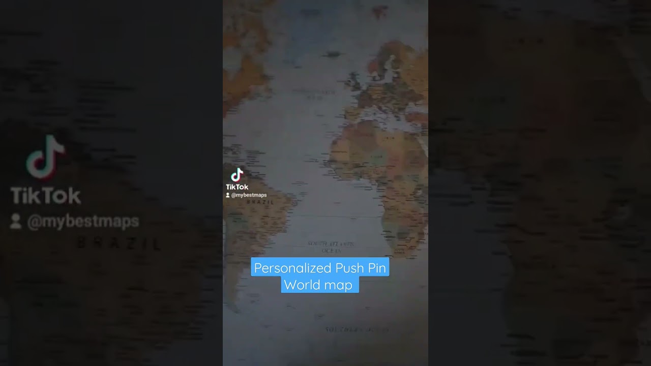 Push Pin Map World 🌎 