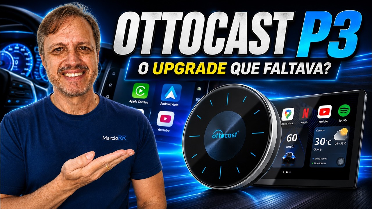 Ottocast P3 Car AI Box | Unboxing e Teste Completo - YouTube