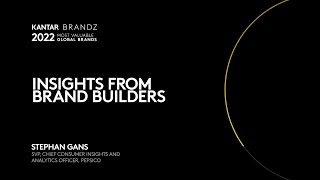 Insights from Brand Builders – Stephan Gans, Chief Consumer Insights and Analytics Officer, PepsiCo