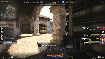 NiP vs HellRaisers [de_inferno] - CS:GO DreamHack Summer 2014