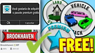 PREMIUM GRATIS NO BROOKHAVEN RP 😱 (Roblox) 