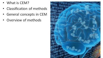 Lecture 1 (CEM) -- Introduction to CEM