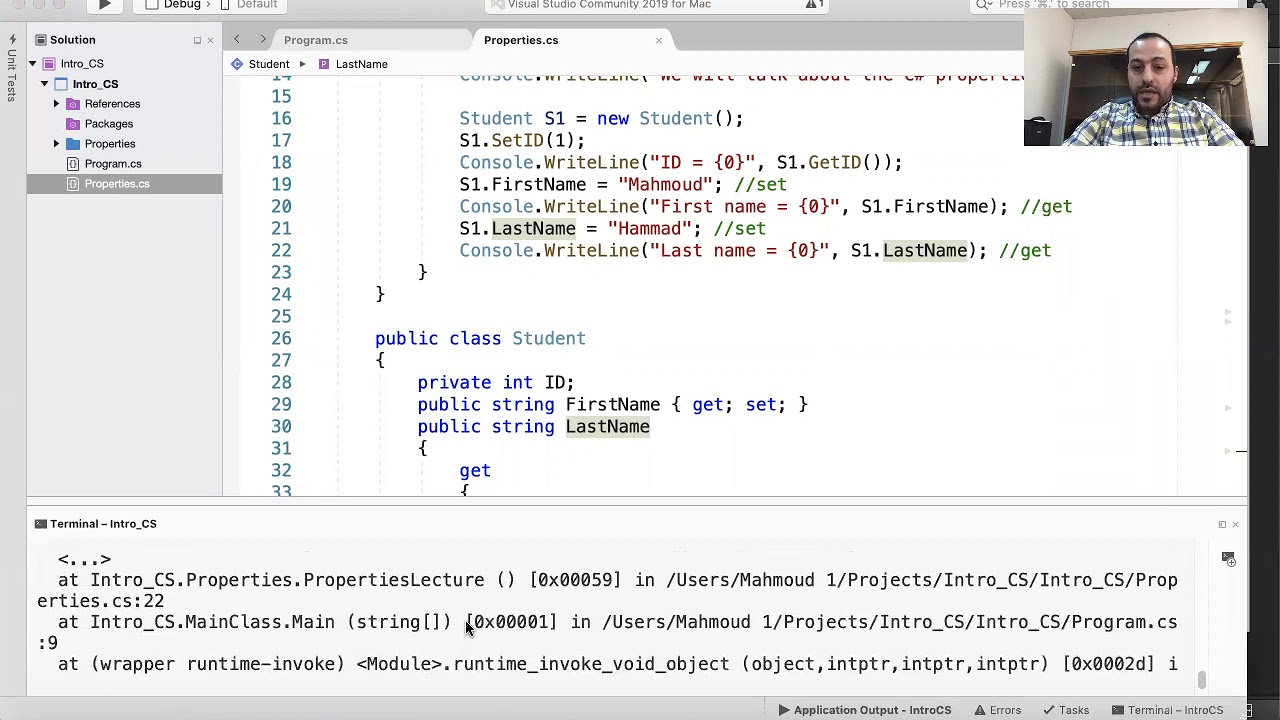 C# Properties - YouTube