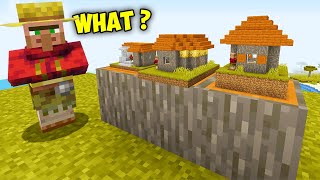 Found The WORLD'S SMALLEST VILLAGE in Minecraft !!